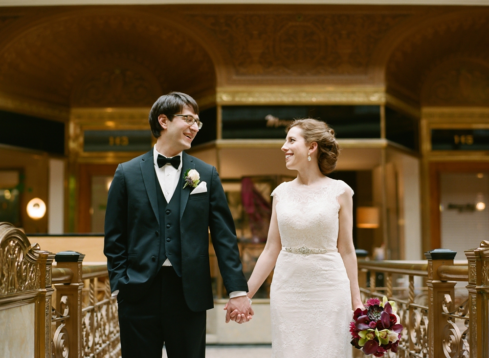 The Arcade Cleveland Wedding Photos