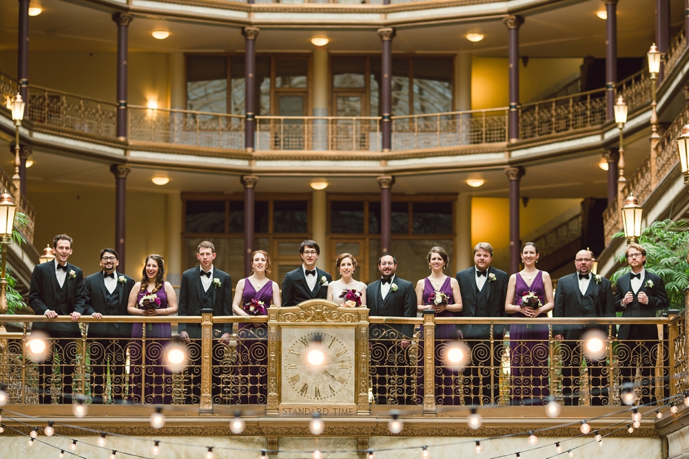 Classic Wedding at Cleveland Hyatt Arcade