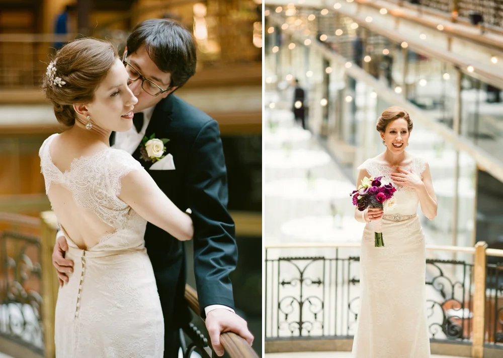 Wedding Portraits at The Arcade Cleveland