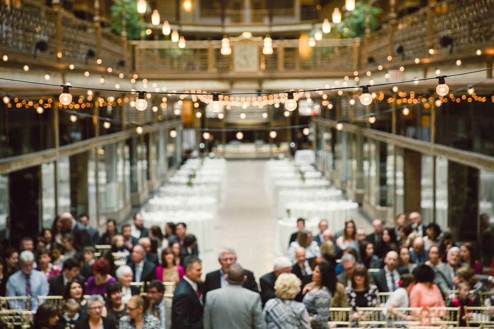 Wedding Ceremony at The Arcade Cleveland