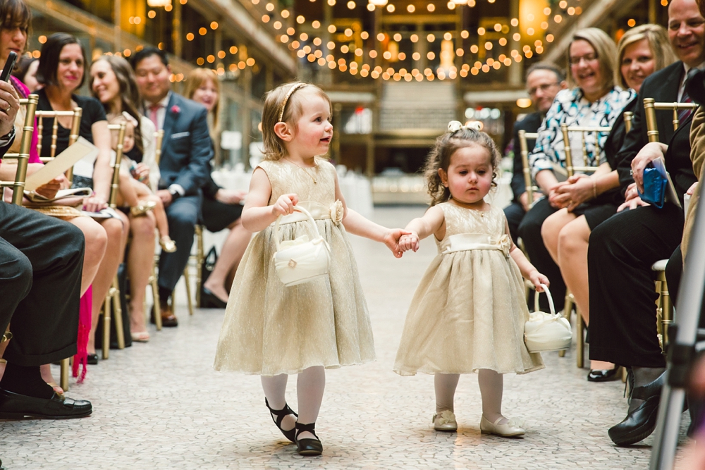 Wedding Ceremony at The Arcade Cleveland