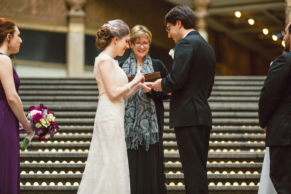 Wedding Ceremony at The Arcade Cleveland