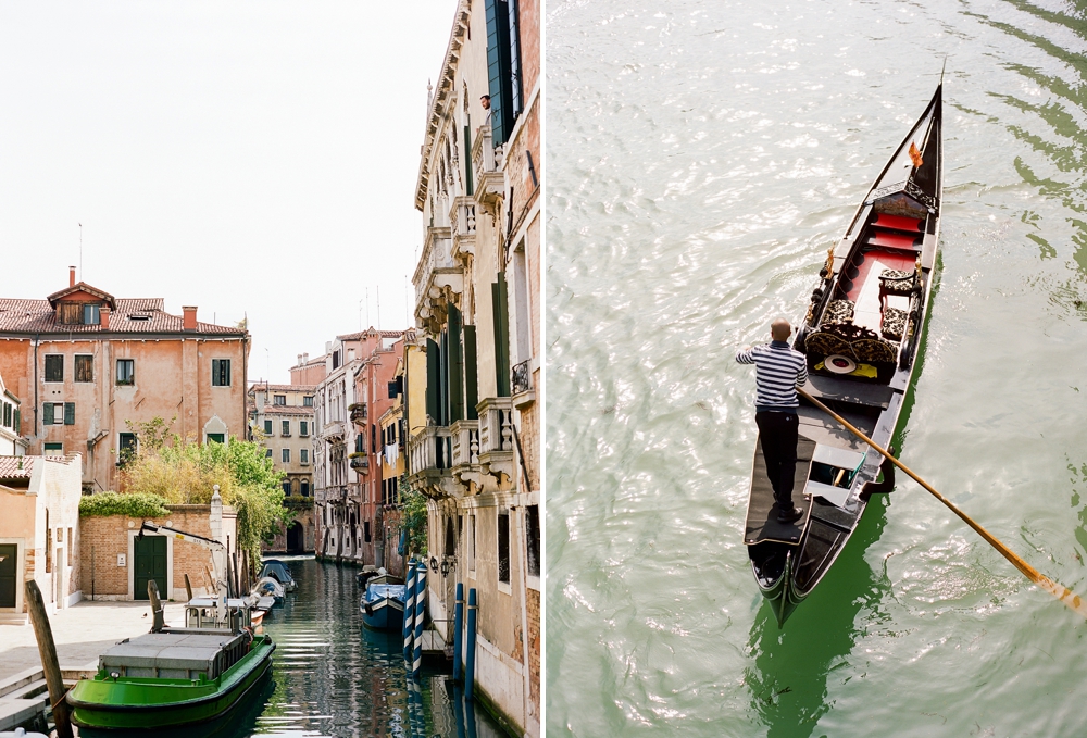 Venice Italy Gondolas