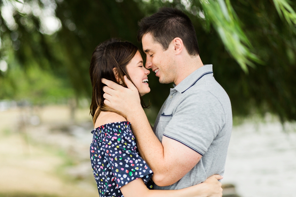 Cleveland Lake Erie Sunrise Engagement