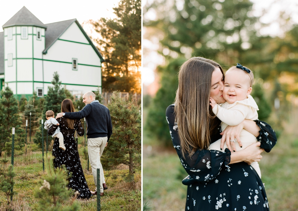 Medina Ohio Christmas Tree Farm Family Photos