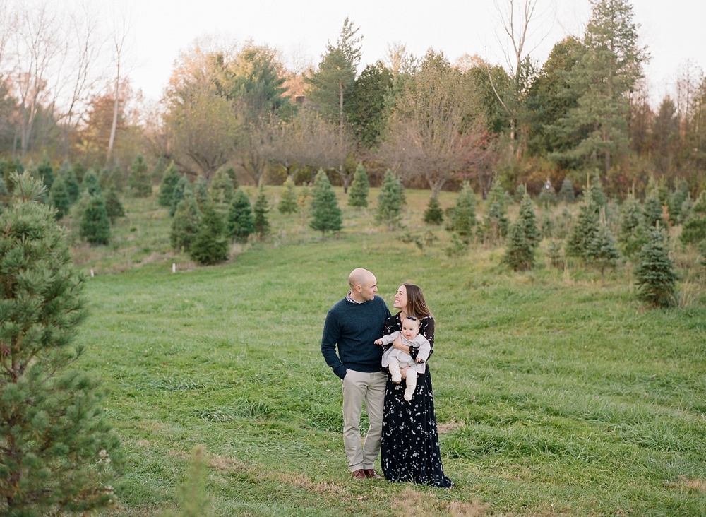 Medina Ohio Christmas Tree Farm Family Photos