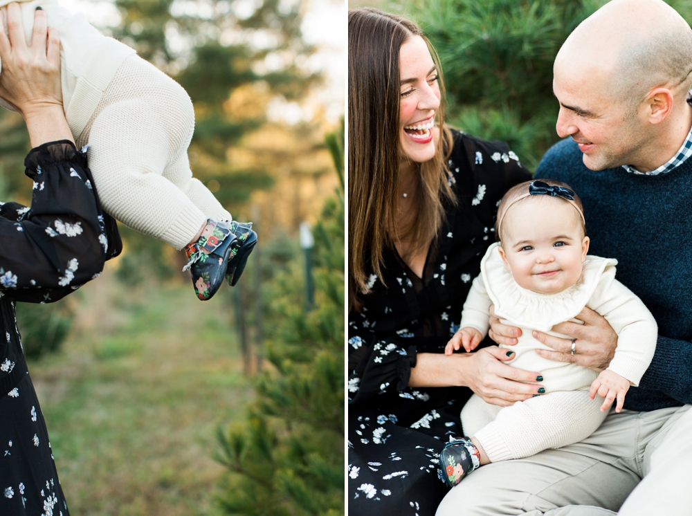 Medina Ohio Christmas Tree Farm Family Photos