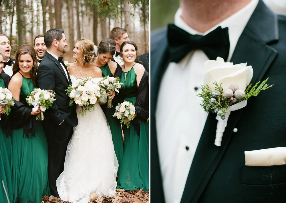 Cleveland Wedding Portraits in the Woods