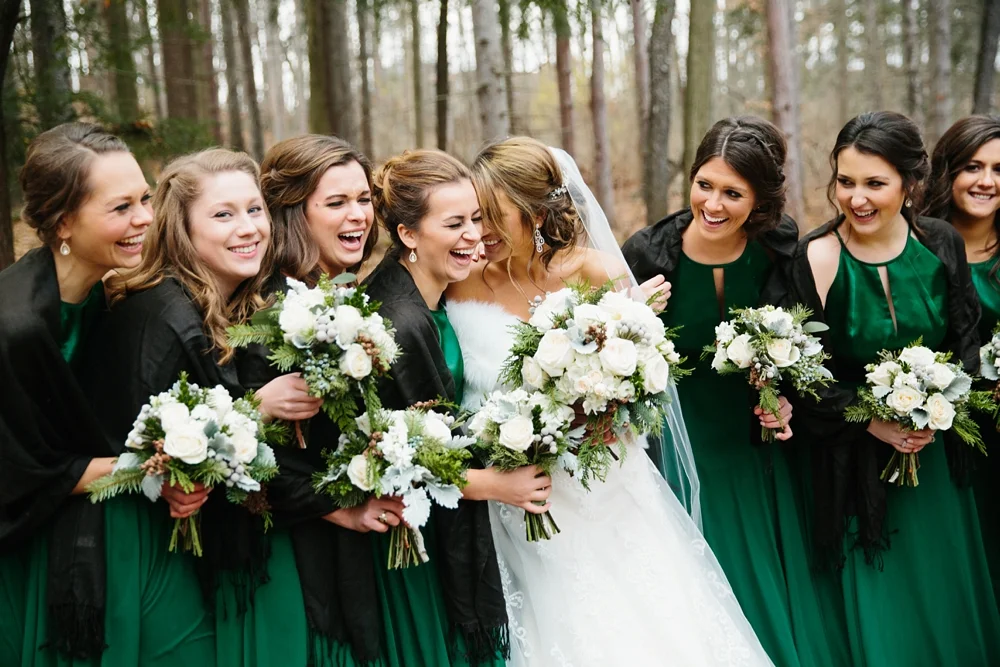 Cleveland Wedding Portraits in the Woods