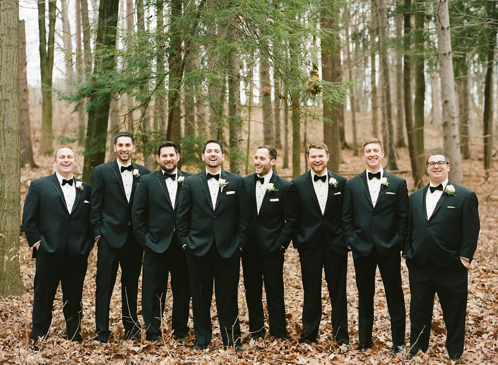 Cleveland Wedding Portraits in the Woods