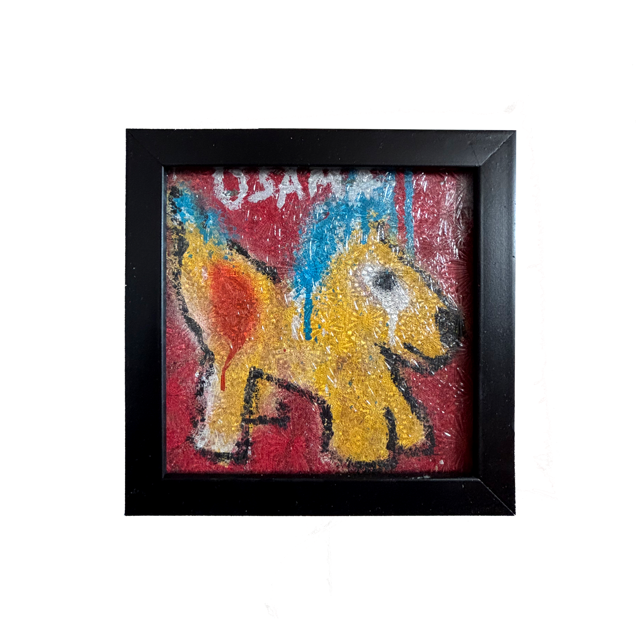 yellow horse painting framed.png