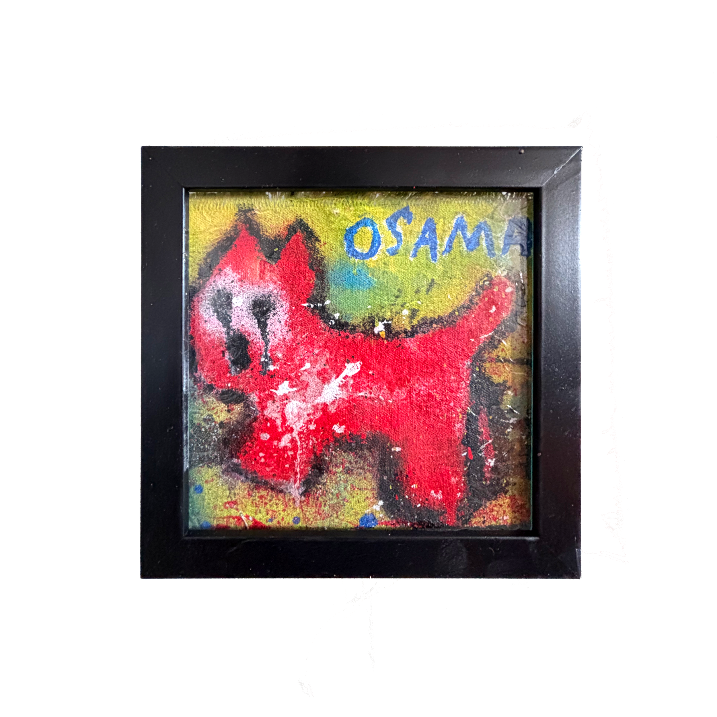 red dog painting framed.png