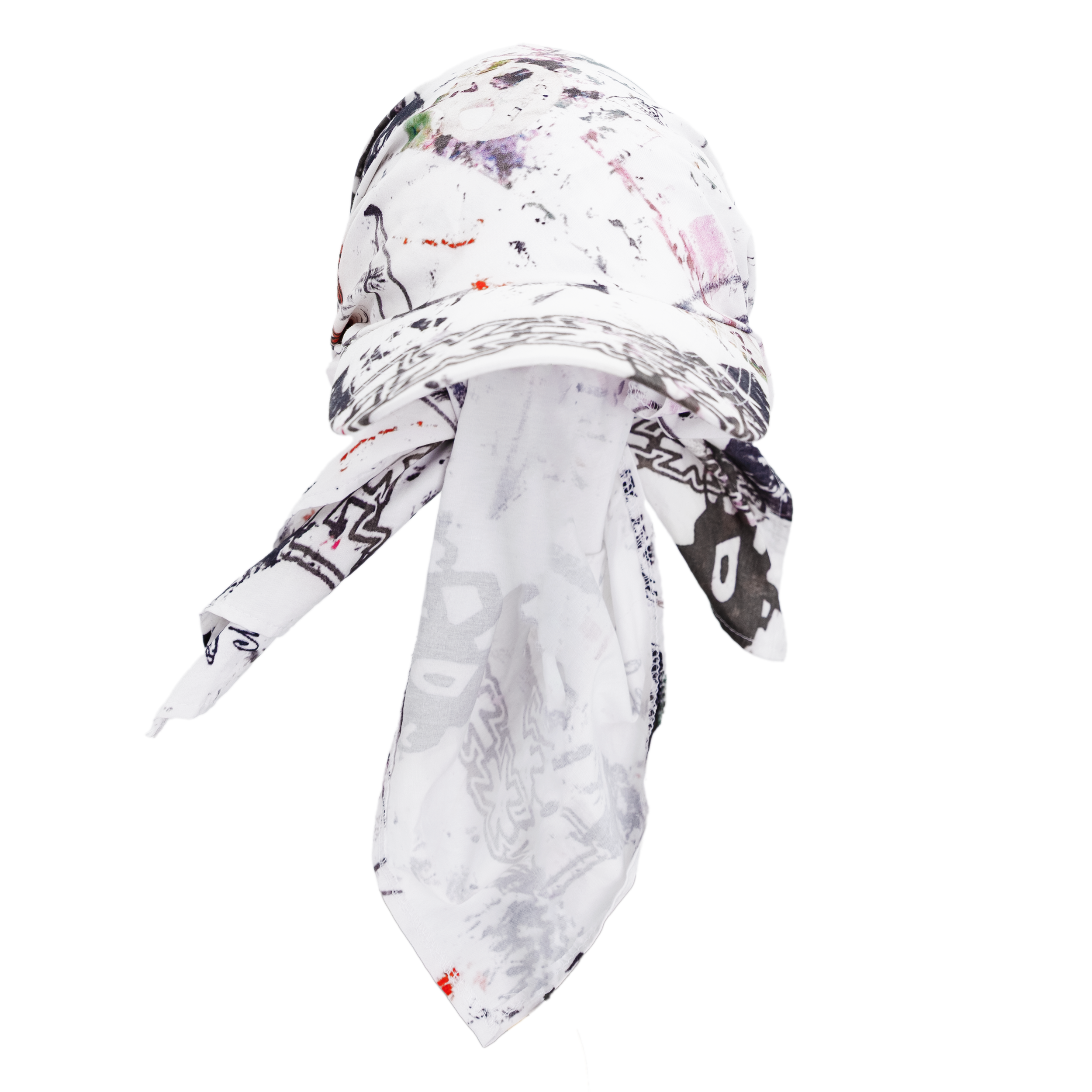 Rag Bandana Hat White 4.png