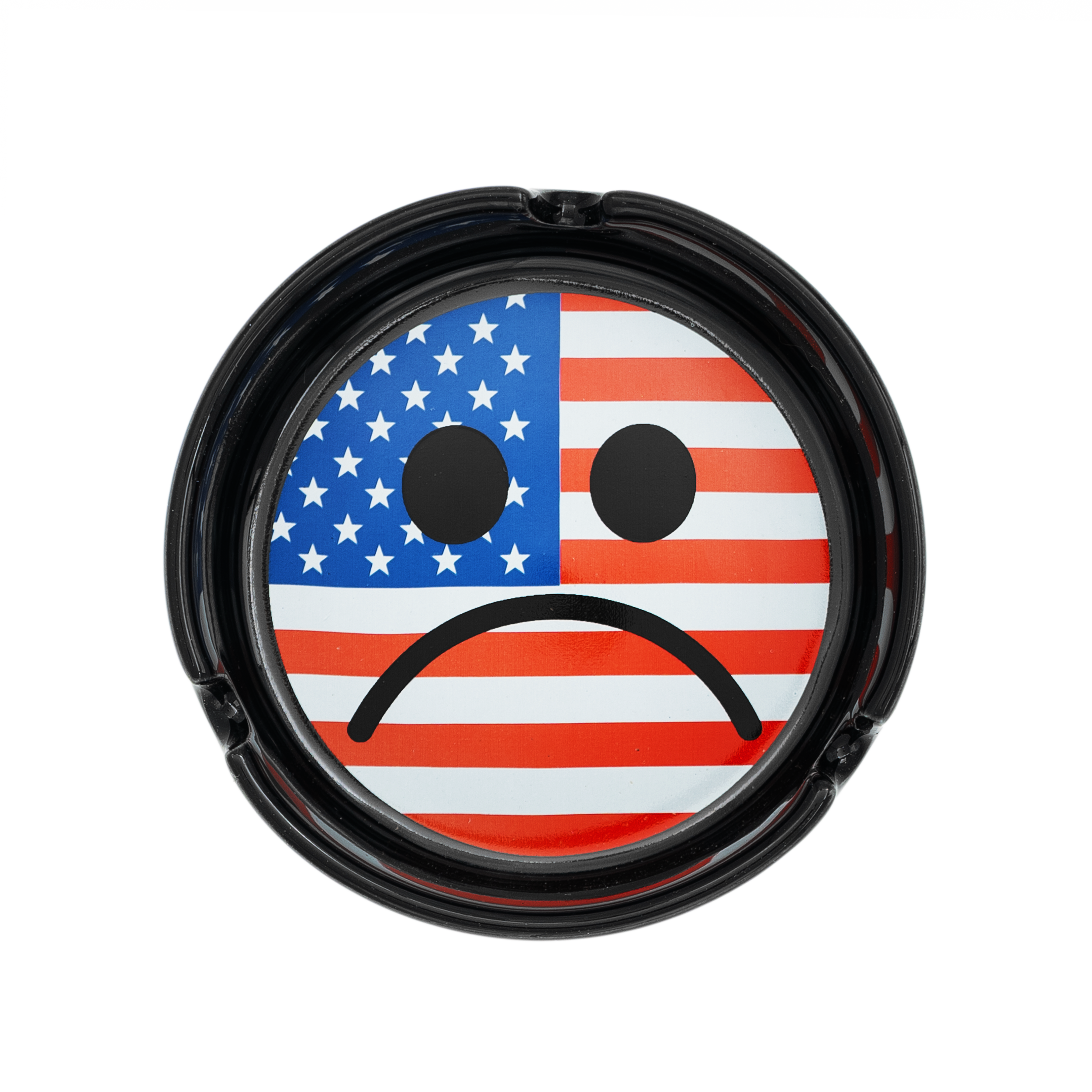 American Sad Ashtray - Black