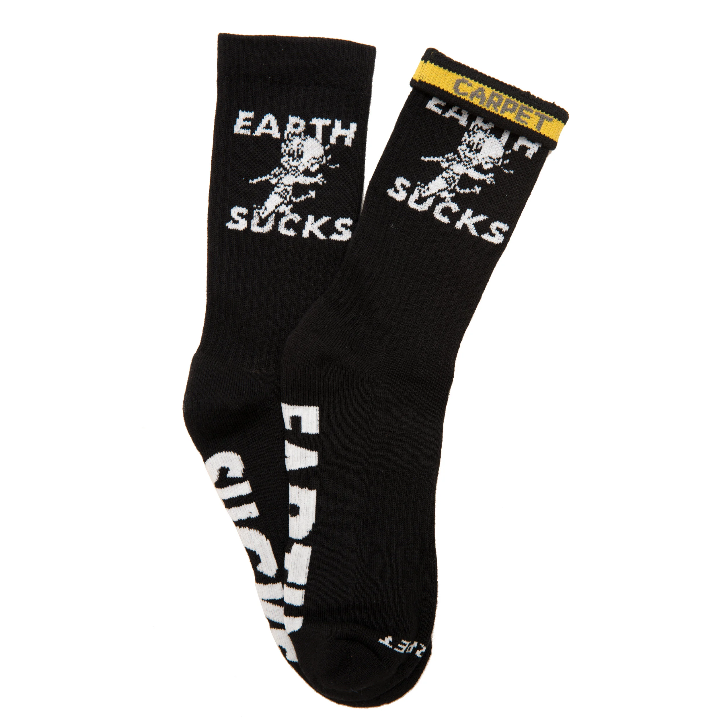 Earth Sucks socks
