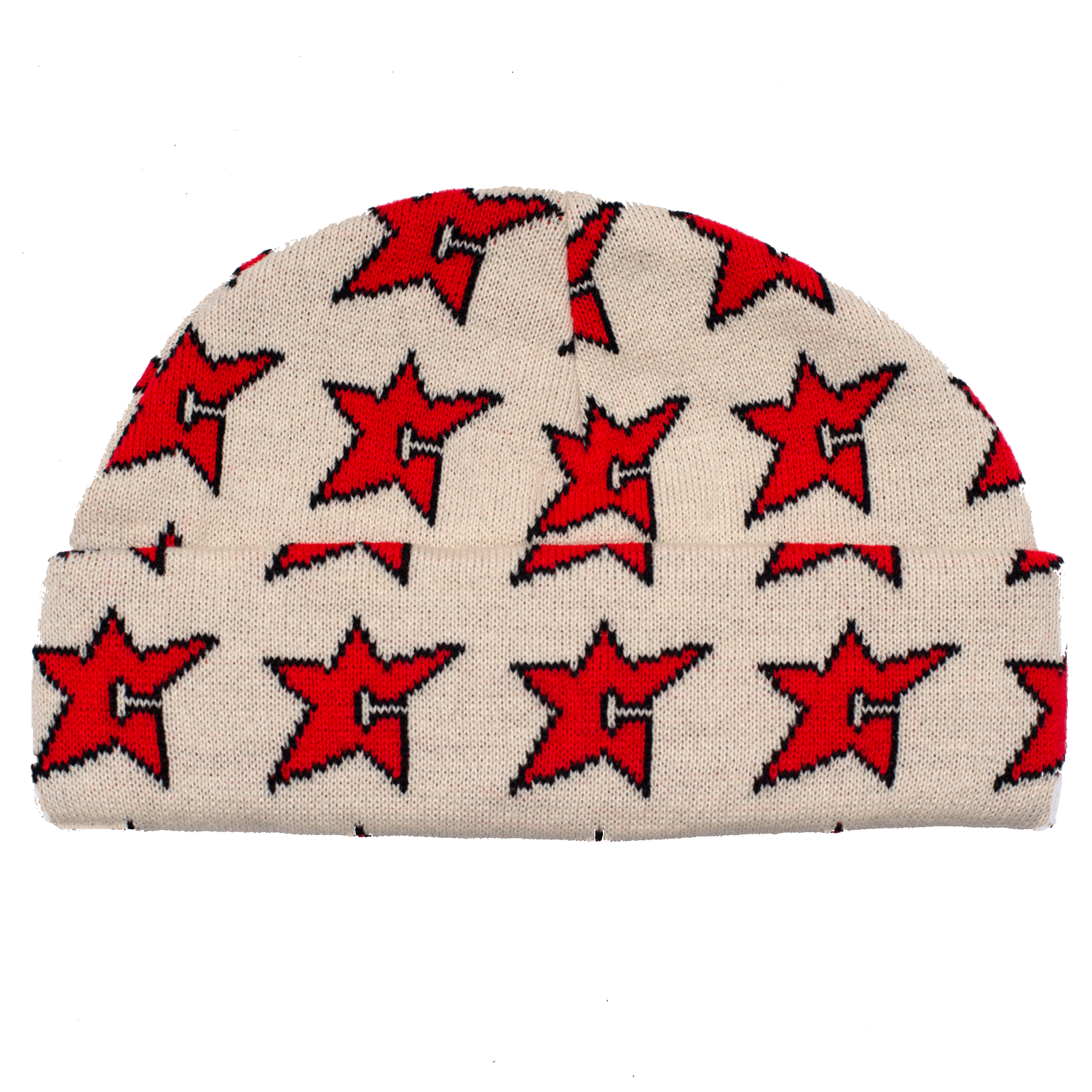 菅田将暉着用　Carpet Company C-Star Beanie Red beanie.png?format=1500w