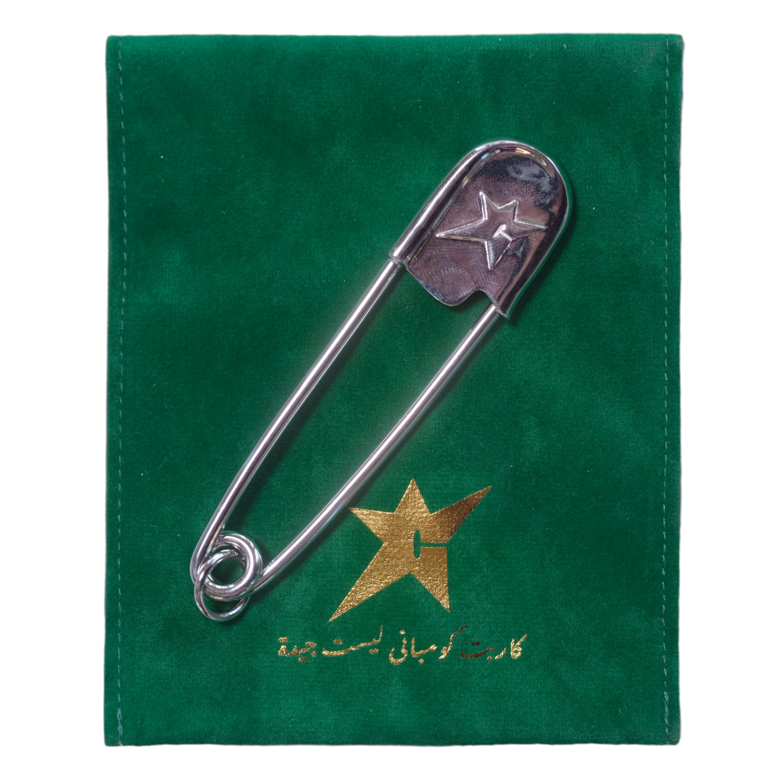 Decorative Star Safety Pins/ 2 Pcs/ Available in Turquoise Blue, Royal  Blue, Pink, Silver and Gray 2.25 in Height HR016 