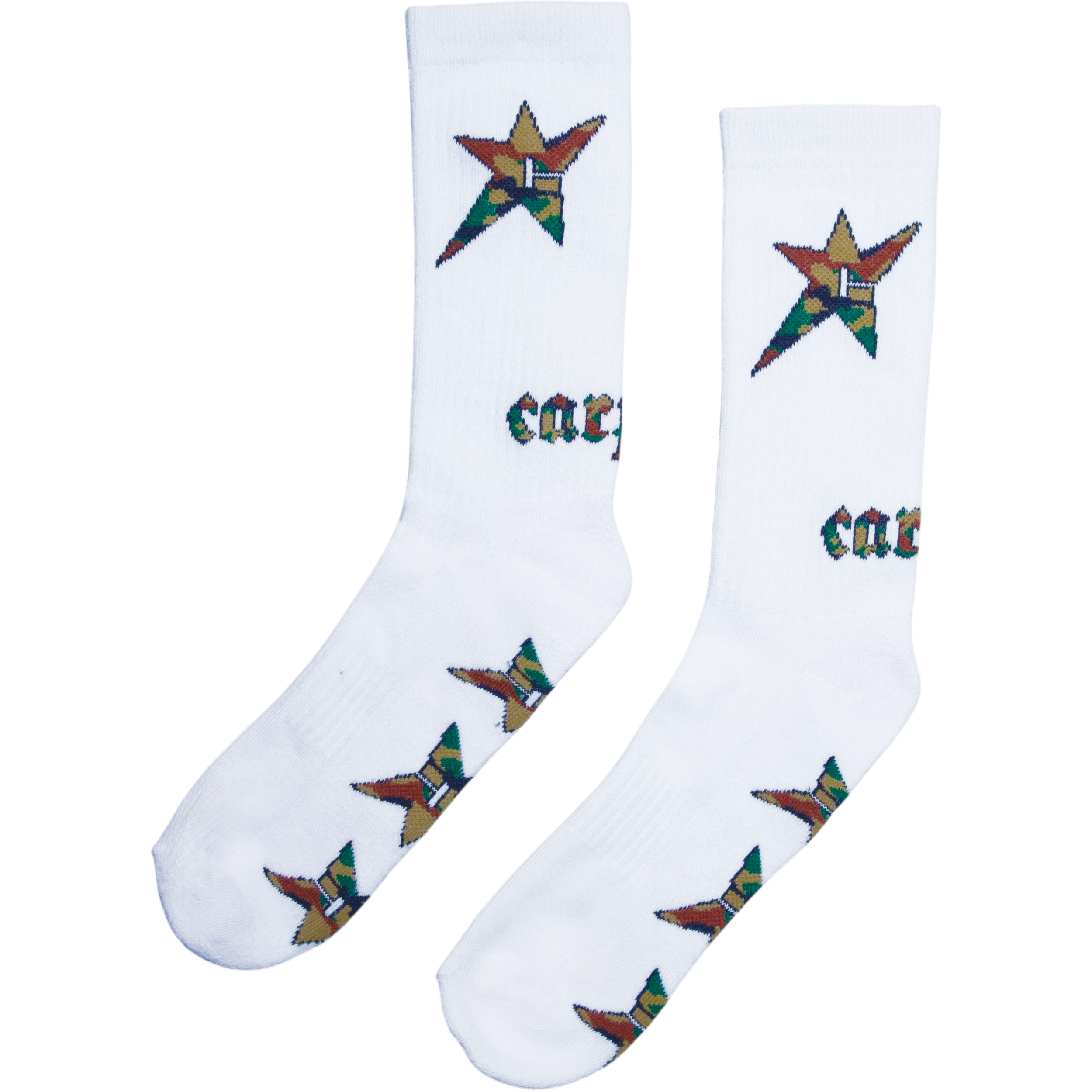 C-Star Sock - White