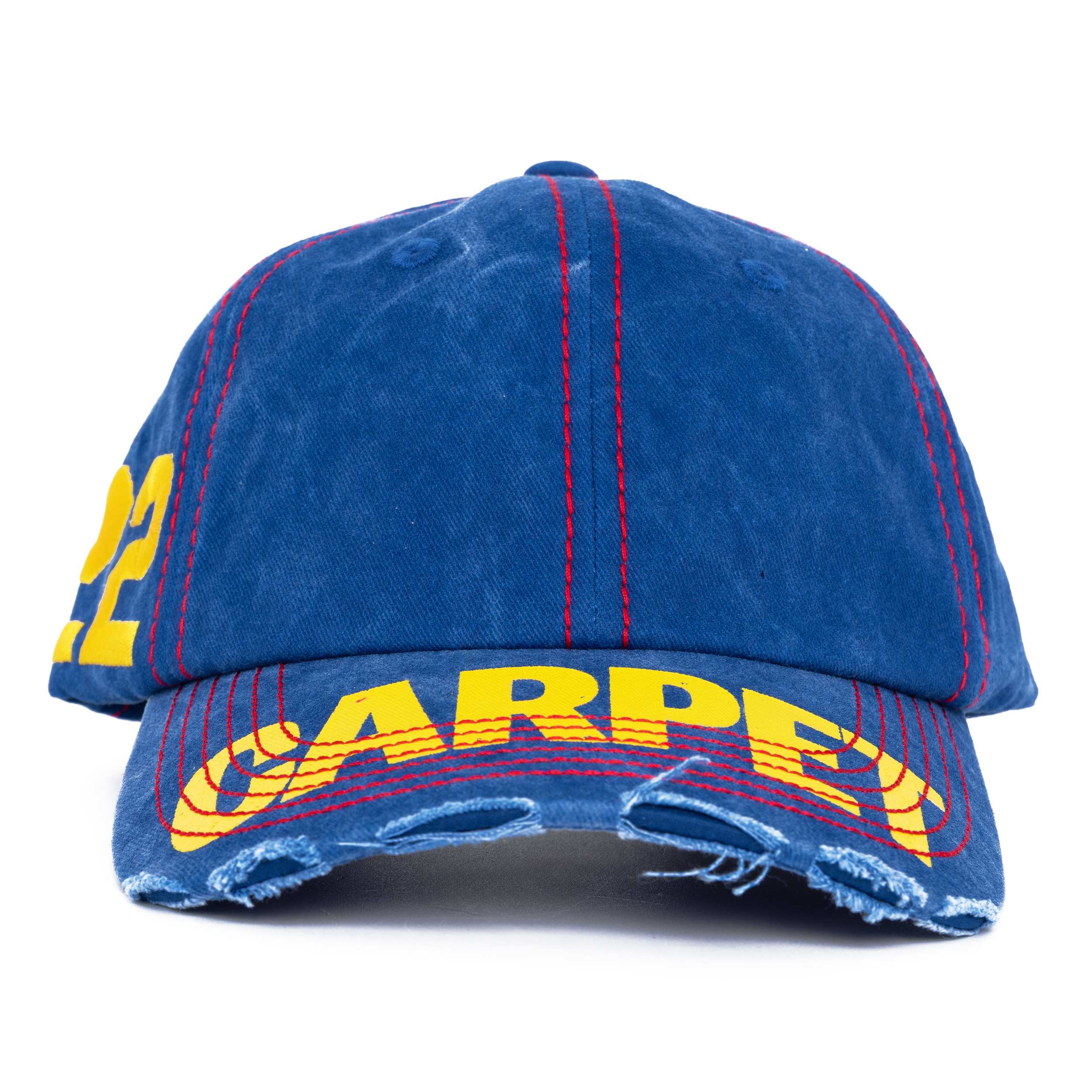 Carpet Distressed Hat - Blue