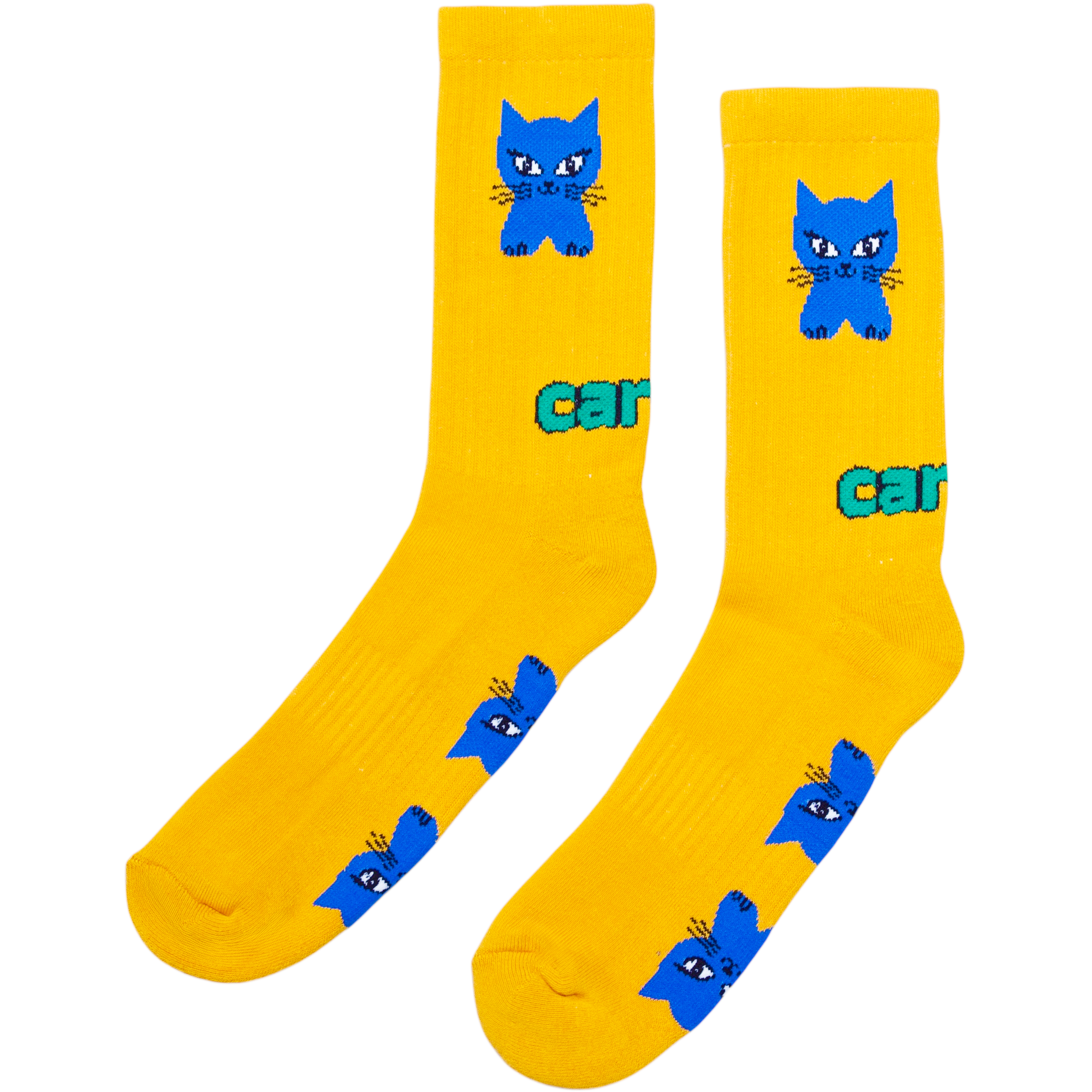 Cat Sock - Yellow