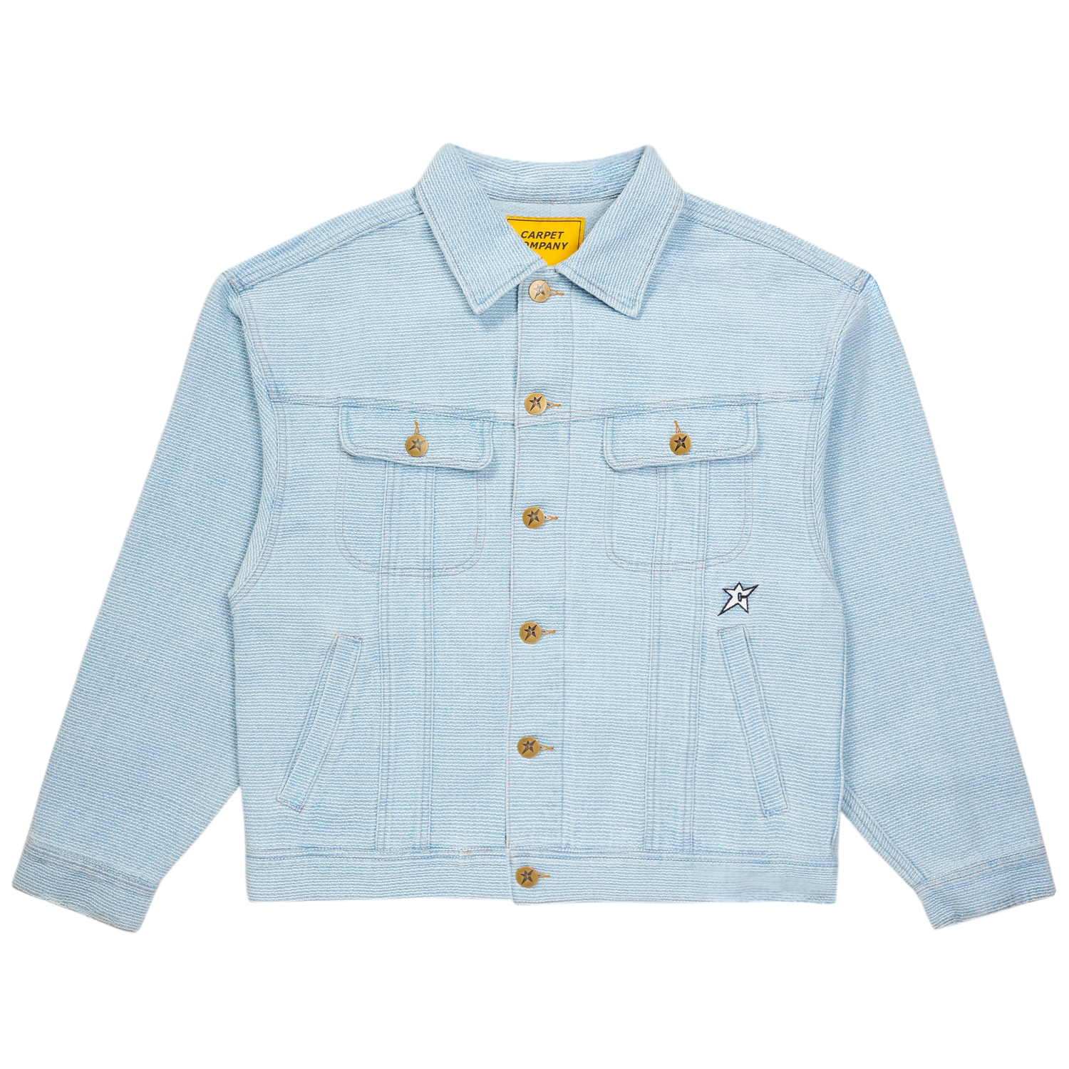Interlock+Stitch+Denim+Jacket+ 