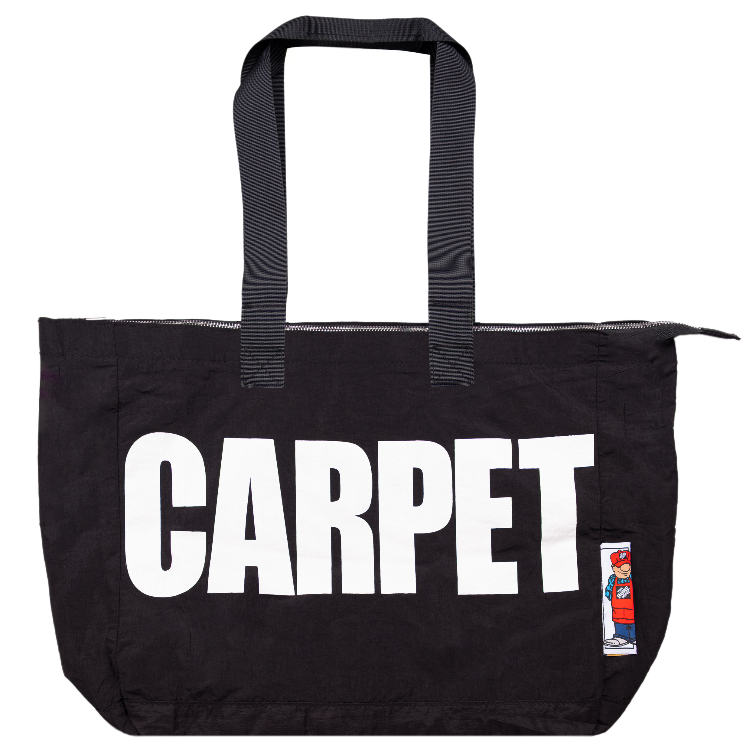 Rain Jacket Tote Bag - Black