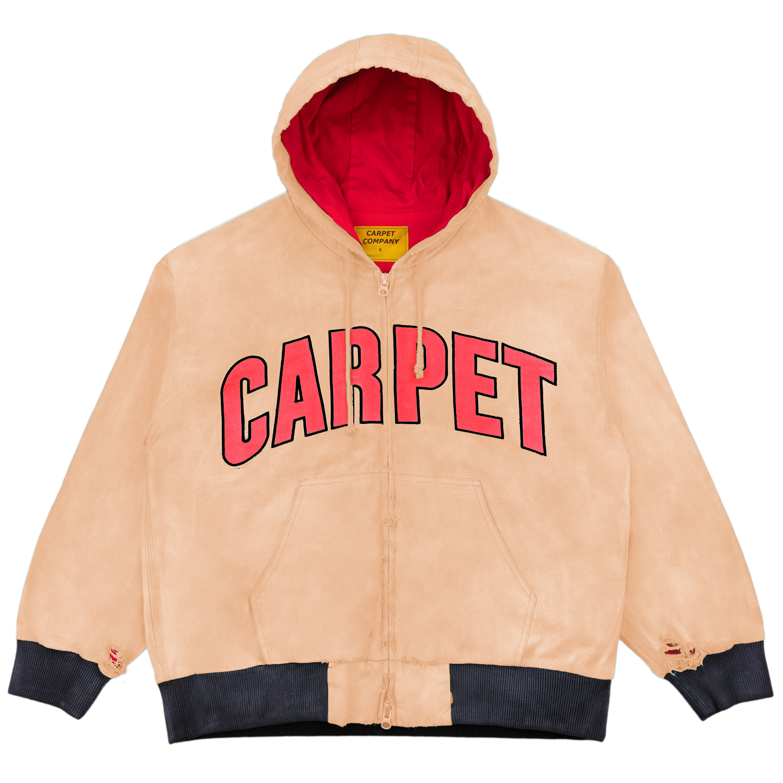 Battered Varsity Work Jacket