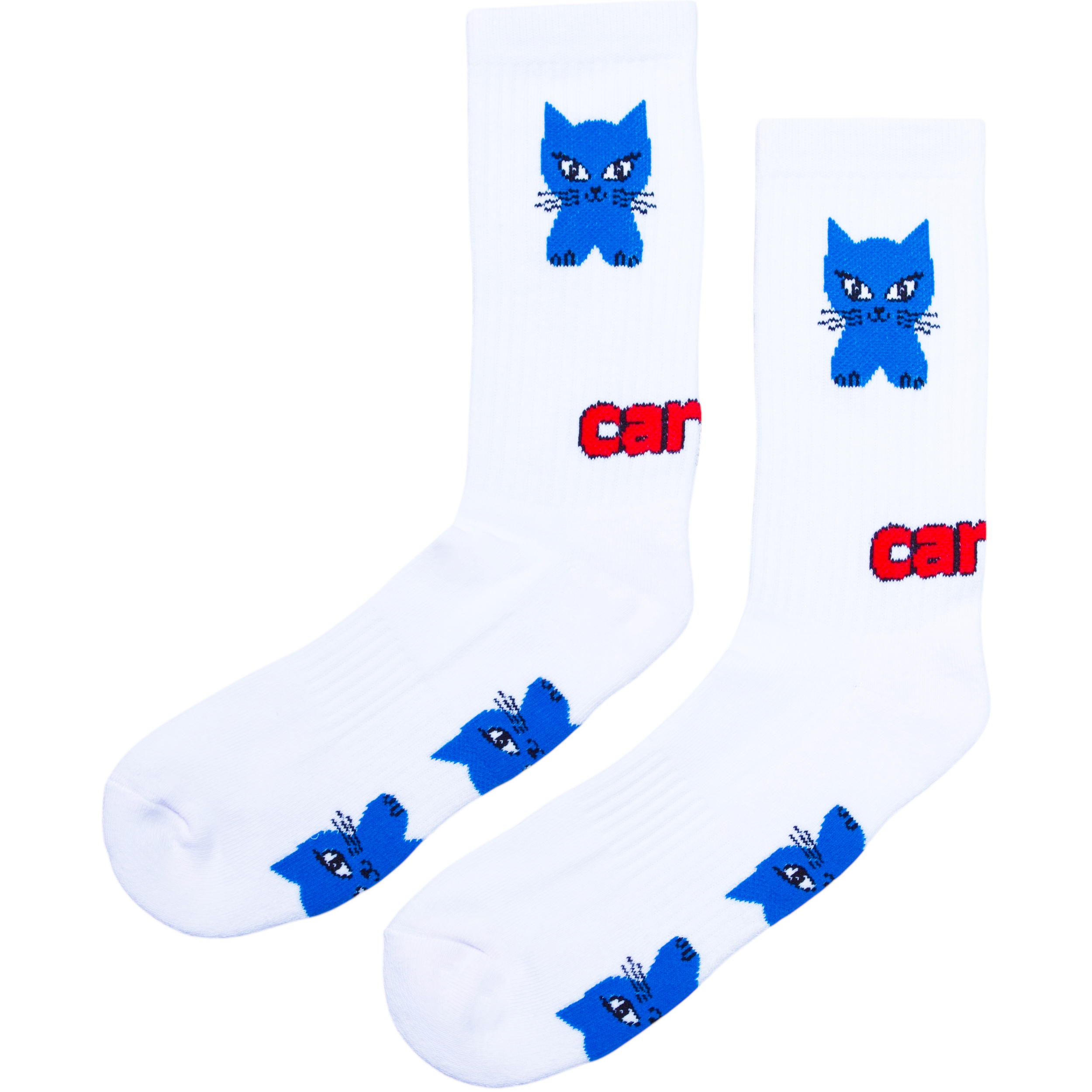 Cat Sock - White
