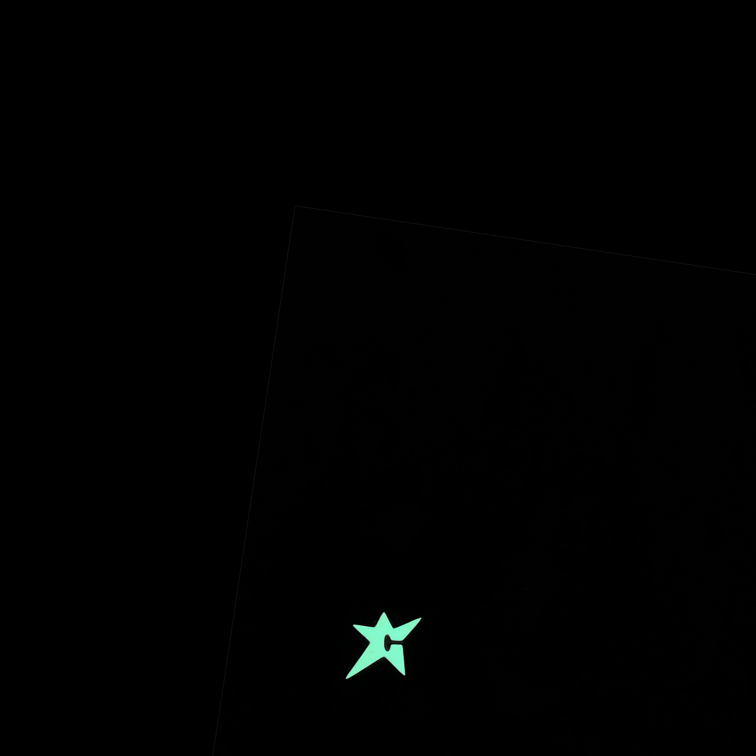 Glow in the Dark C-Star Necklace 4.png