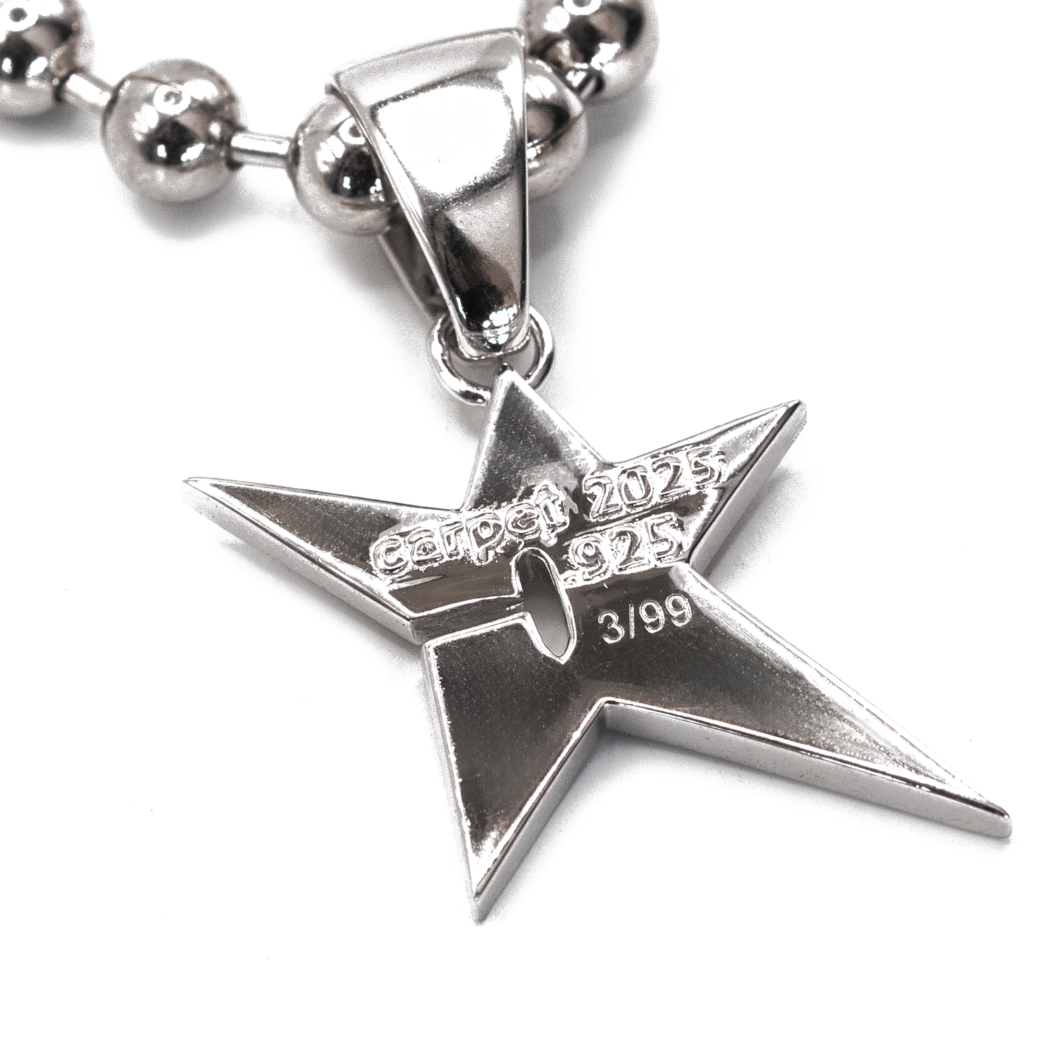 925 Silver C-Star Necklace — Carpet Company
