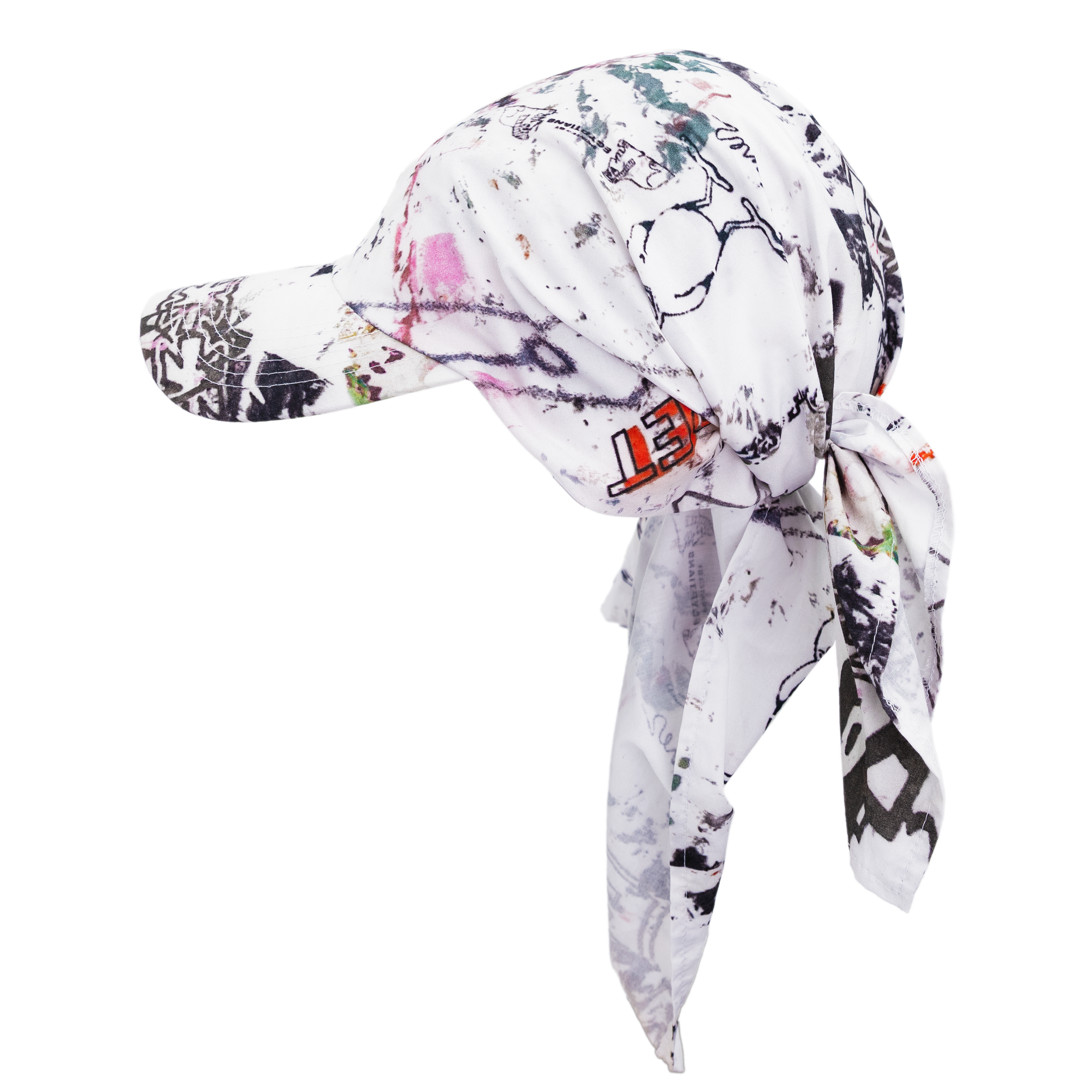 Rag Bandana Hat White 3.png
