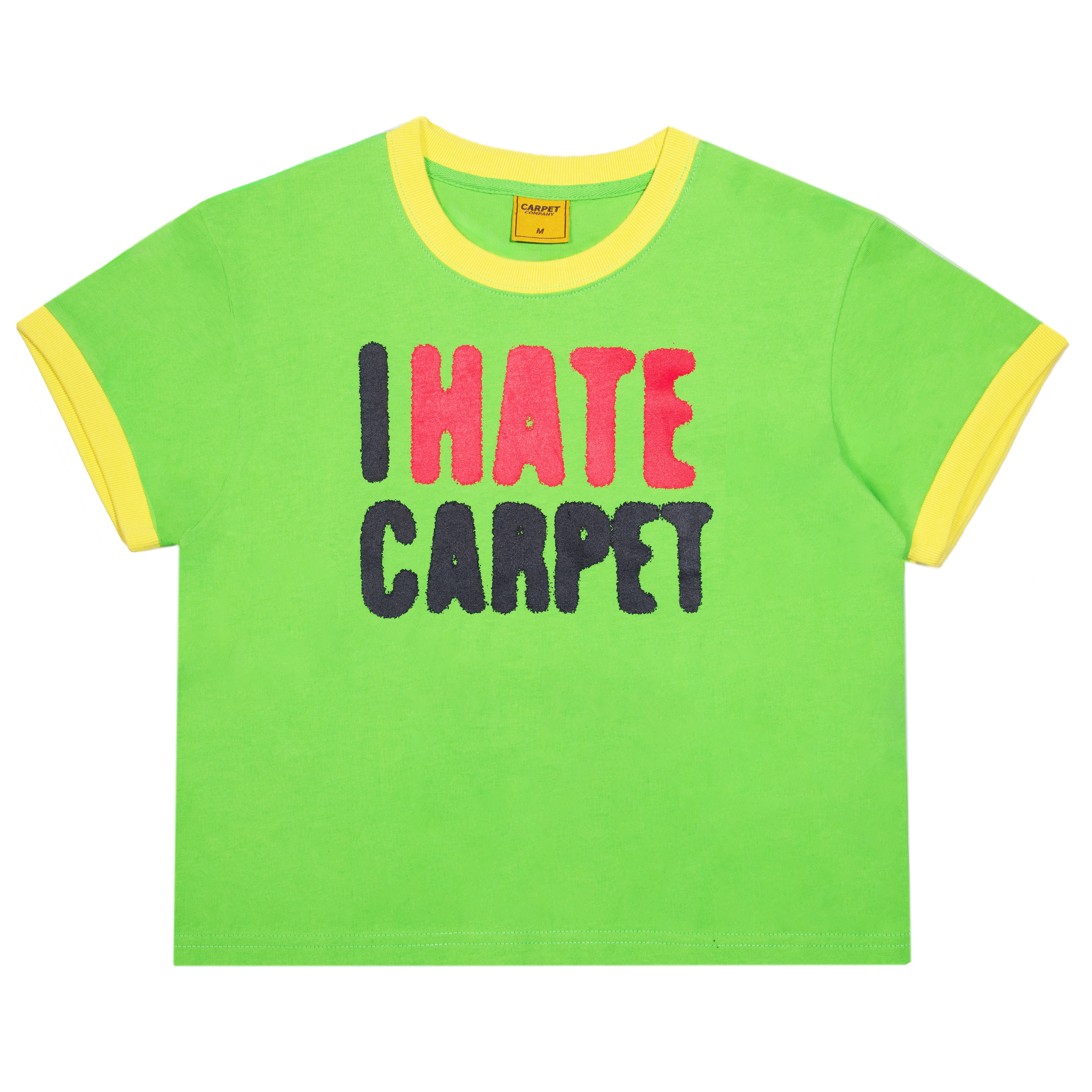 I Hate Carpet Girls Tee GREEN 1.png