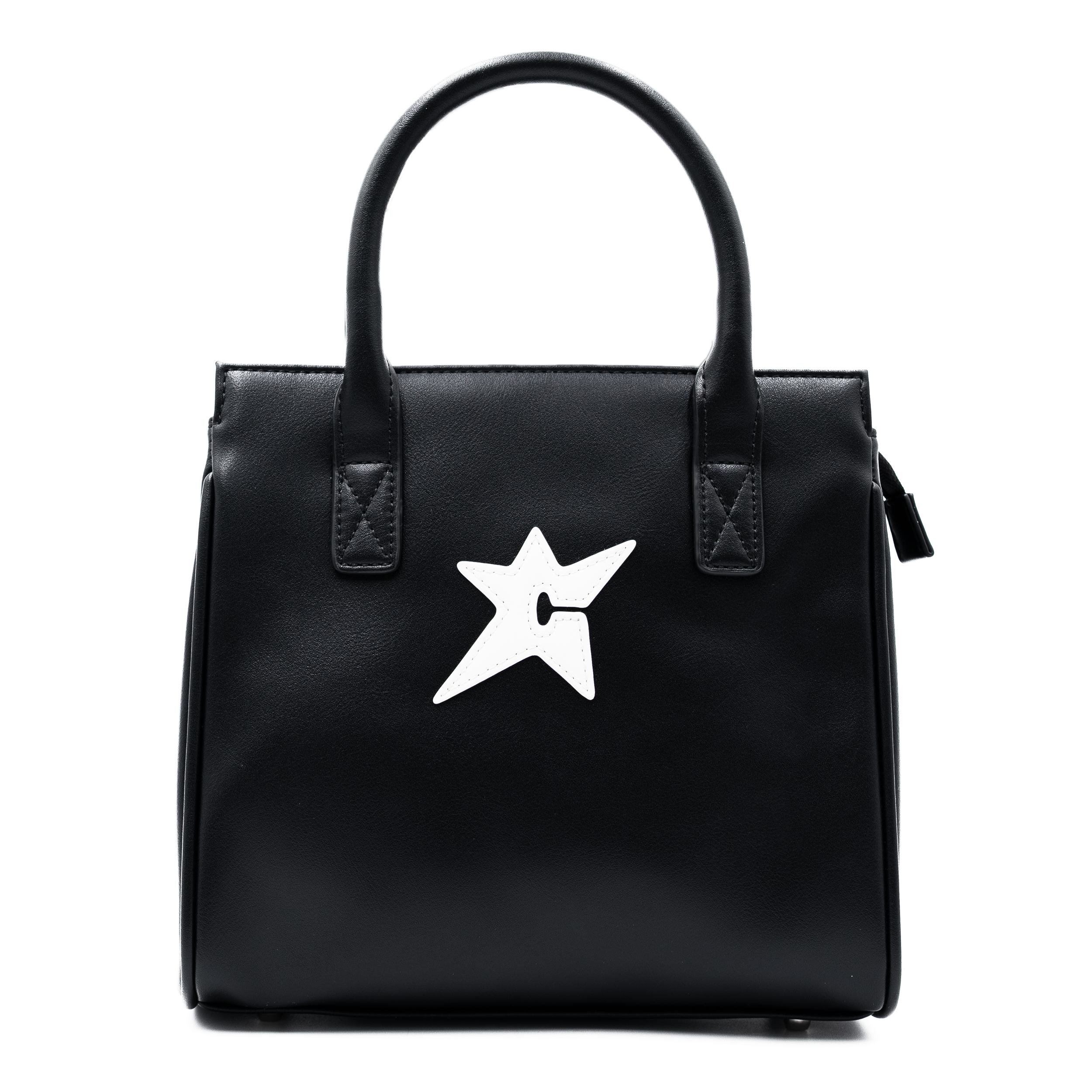 C-Star Leather Purse - Black