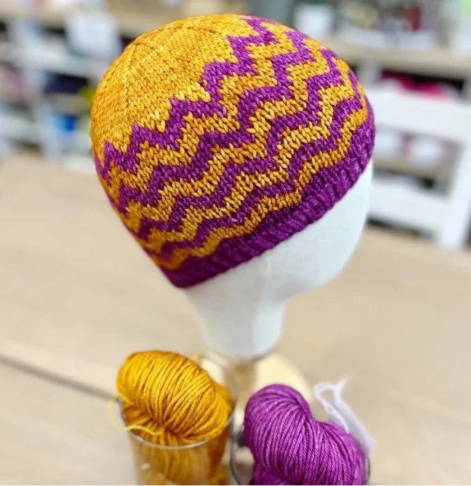 Intro to Fair Isle Knitting - Hat or Headband 