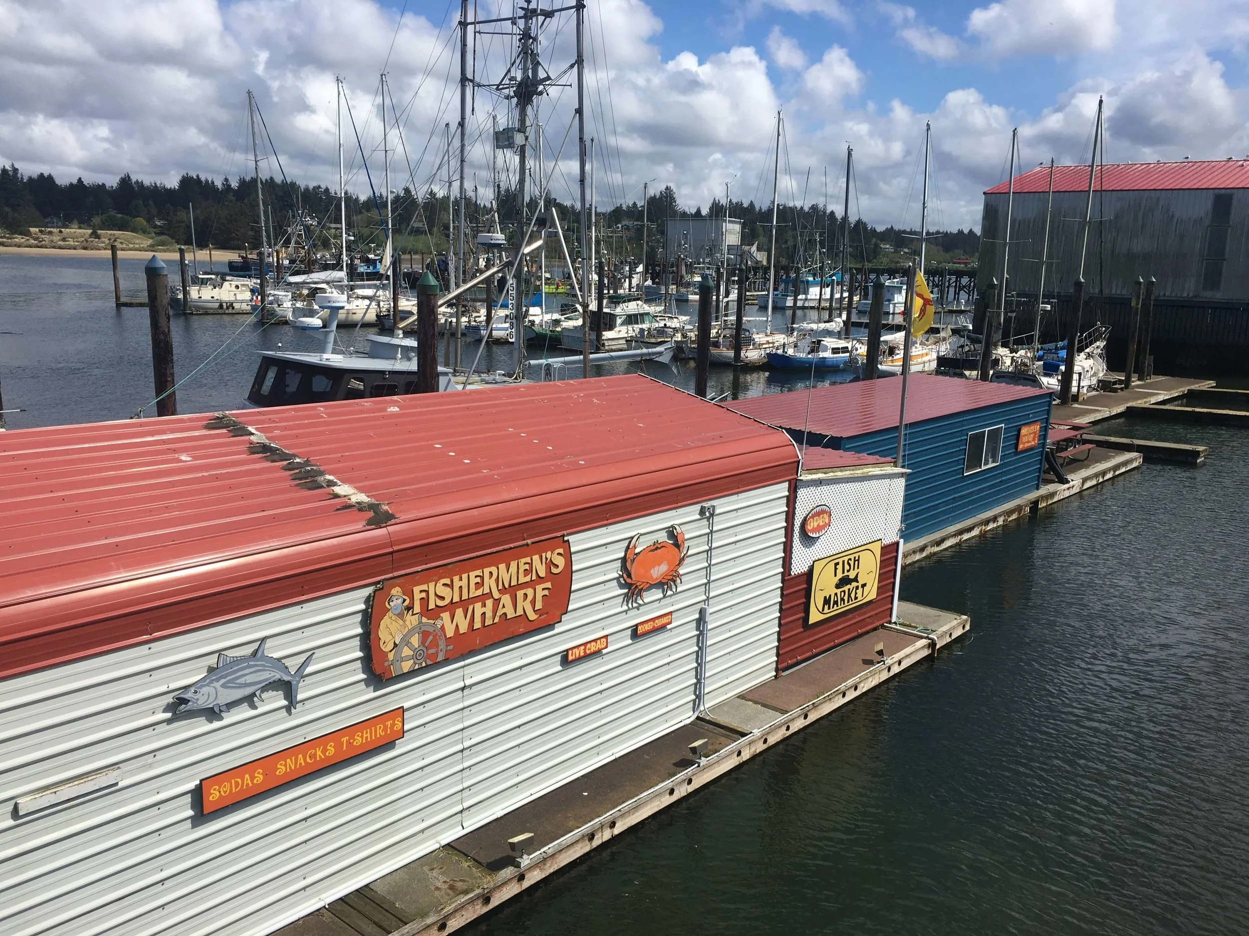 Fishermen's Wharf is located on Dock D in the Charleston Marina 