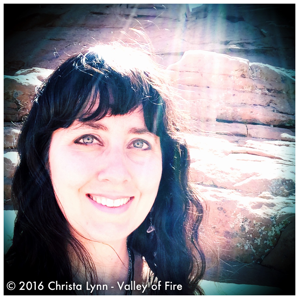  Christa in rays of light at the Valley Of Fire Nevada &nbsp;© 2015 Christa Lynn 