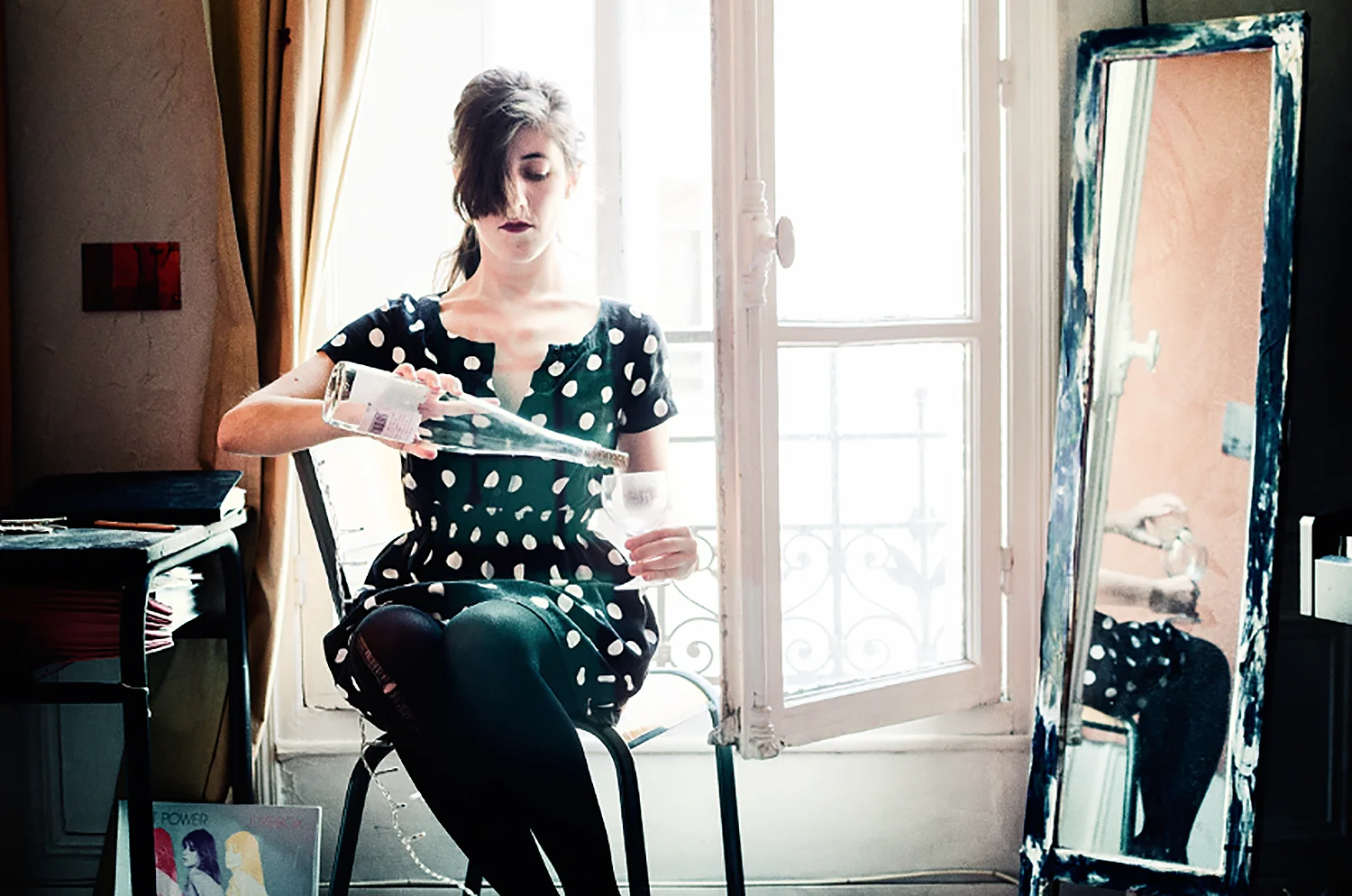My Wine is Gone and I am Jobless Photography : Clara Abi Nader - Nikon D7000 - 35mm f/1.8 - tripod and 10sec timer