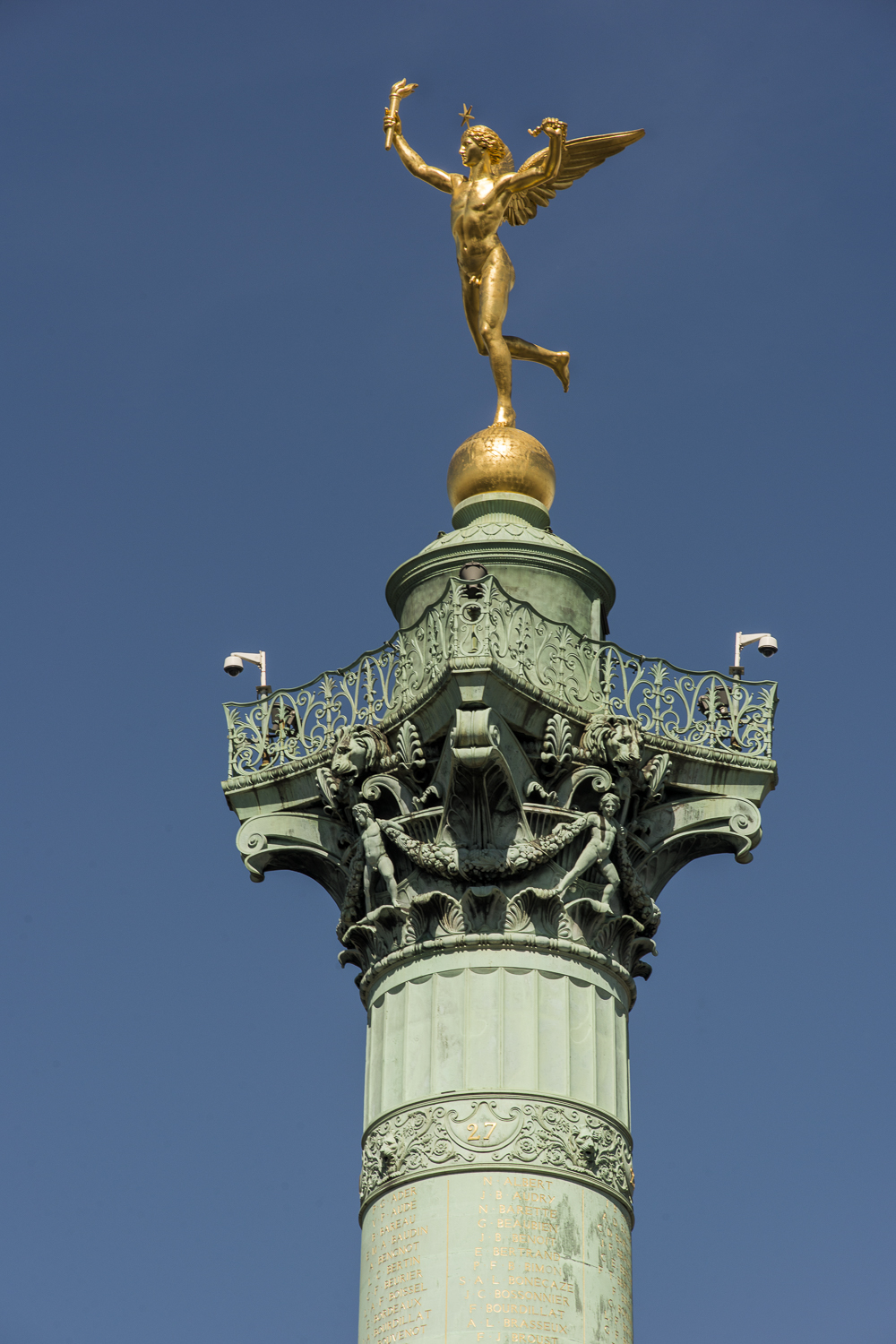 Column of July, Bastille - PHOTOGRAPHY : ALEXANDER J.E. BRADLEY - NIKON D610 - NIKKOR 80-200MM F/2.8 @ 200MM - F/16 - 1/250 - ISO:100