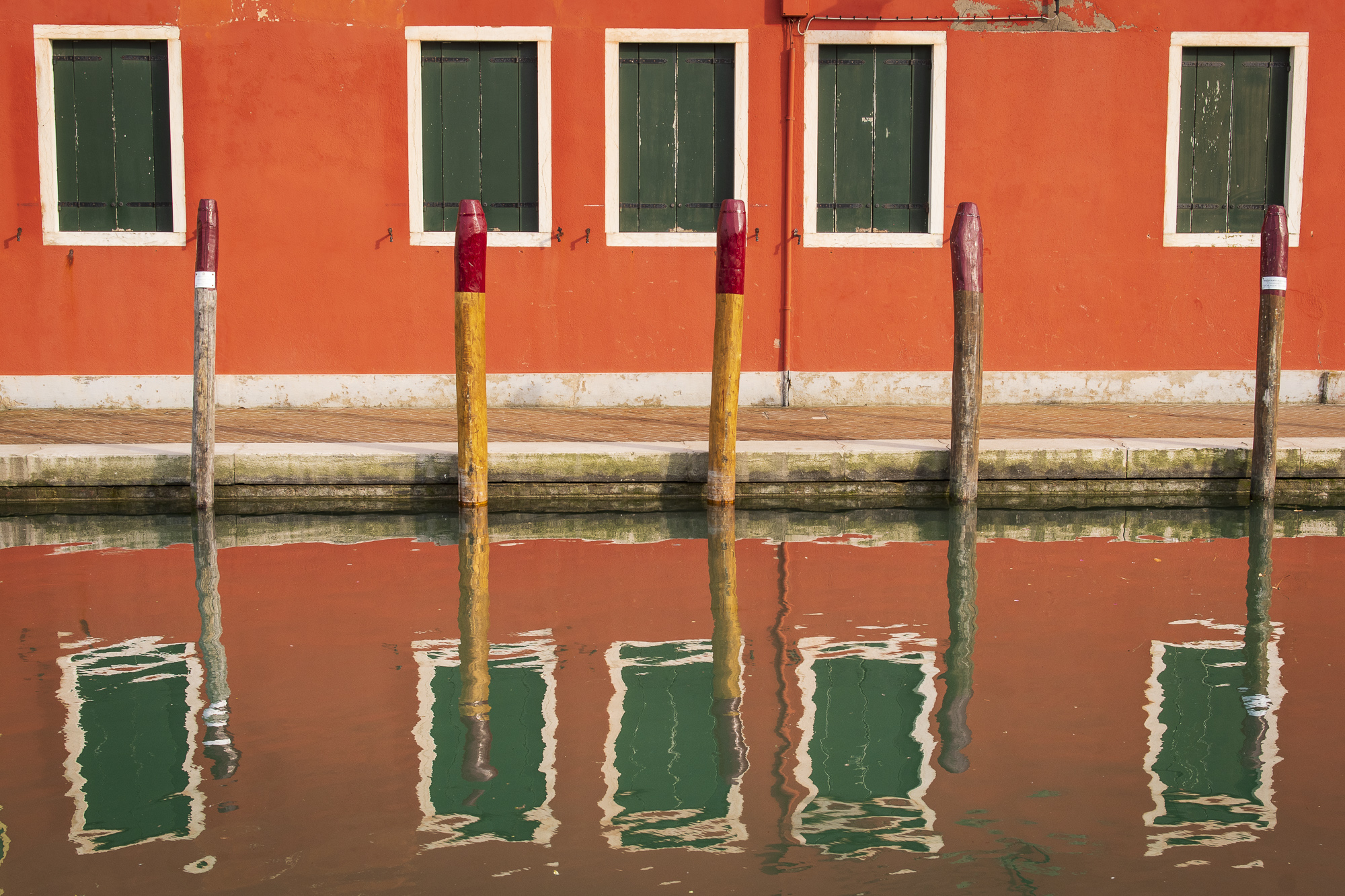 Reflections, Torcello PHOTOGRAPHY: ALEXANDER J.E. BRADLEY • NIKON D500 • AF-S NIKKOR 24-70MM Ƒ/2.8G ED @ 35MM • Ƒ/8 • 1/125 SEC • ISO 100