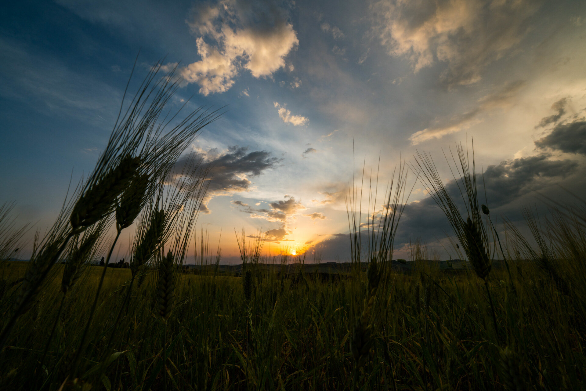 Sunset in Val d’Orcia PHOTOGRAPHY: MIRKO FIN • Sony Alpha 7R MkIII • SONY FE 12-24MM Ƒ/4 G @ 12MM • Ƒ/13 • 1/125 sec • ISO 200