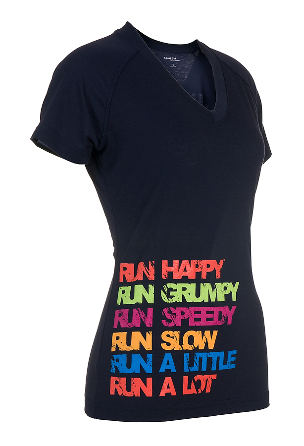  silkscreened shirt designed for Run Pretty Far 