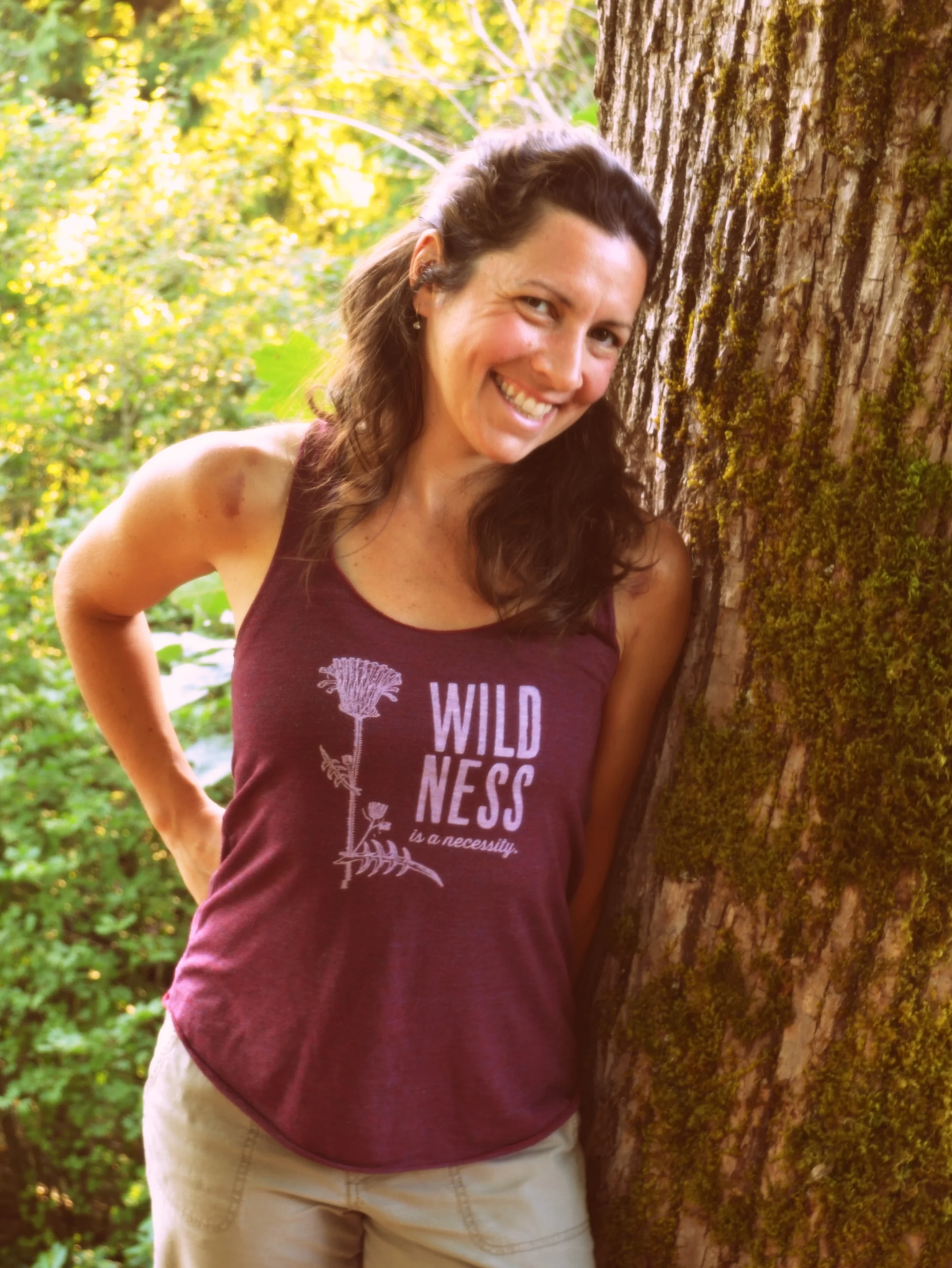 silkscreen tank designed for Run Pretty Far