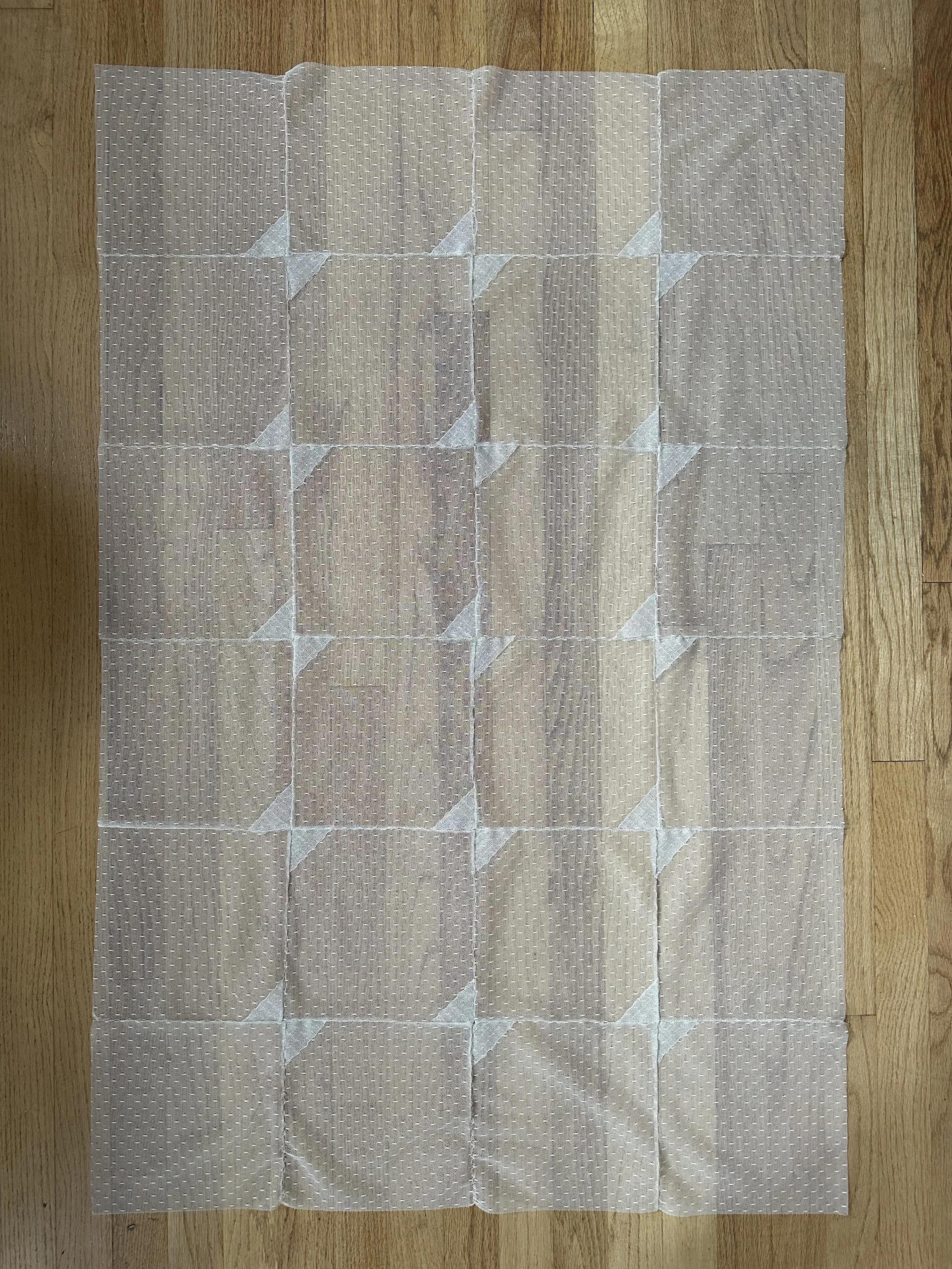 specter - hand quilted antique fabric - available through the artist