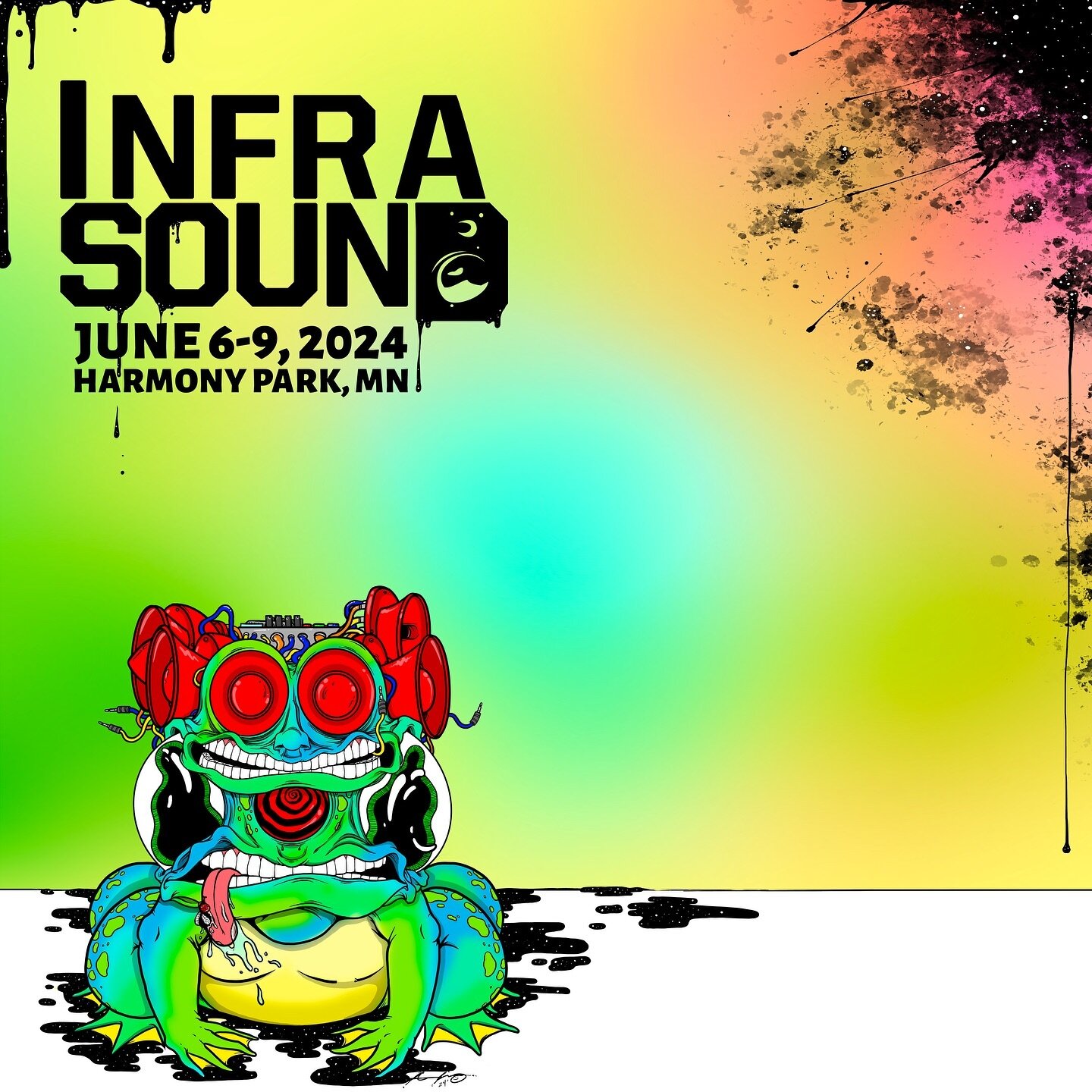 Announcing Infrasound 2024!! Join us June 6-9 for 3 nights of music, art and family ❤ passes available this Friday at 12:00pm CST!