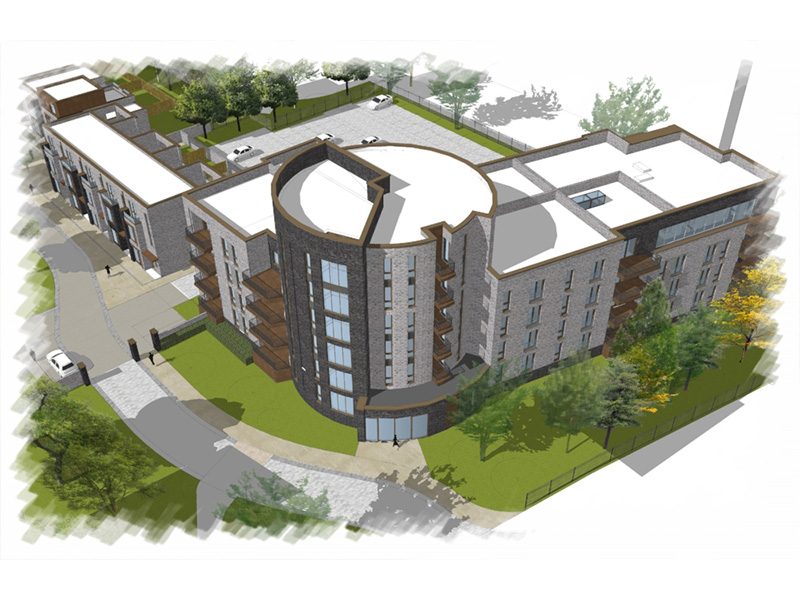 The development will deliver a total of 92 homes, including and iconic apartment building.