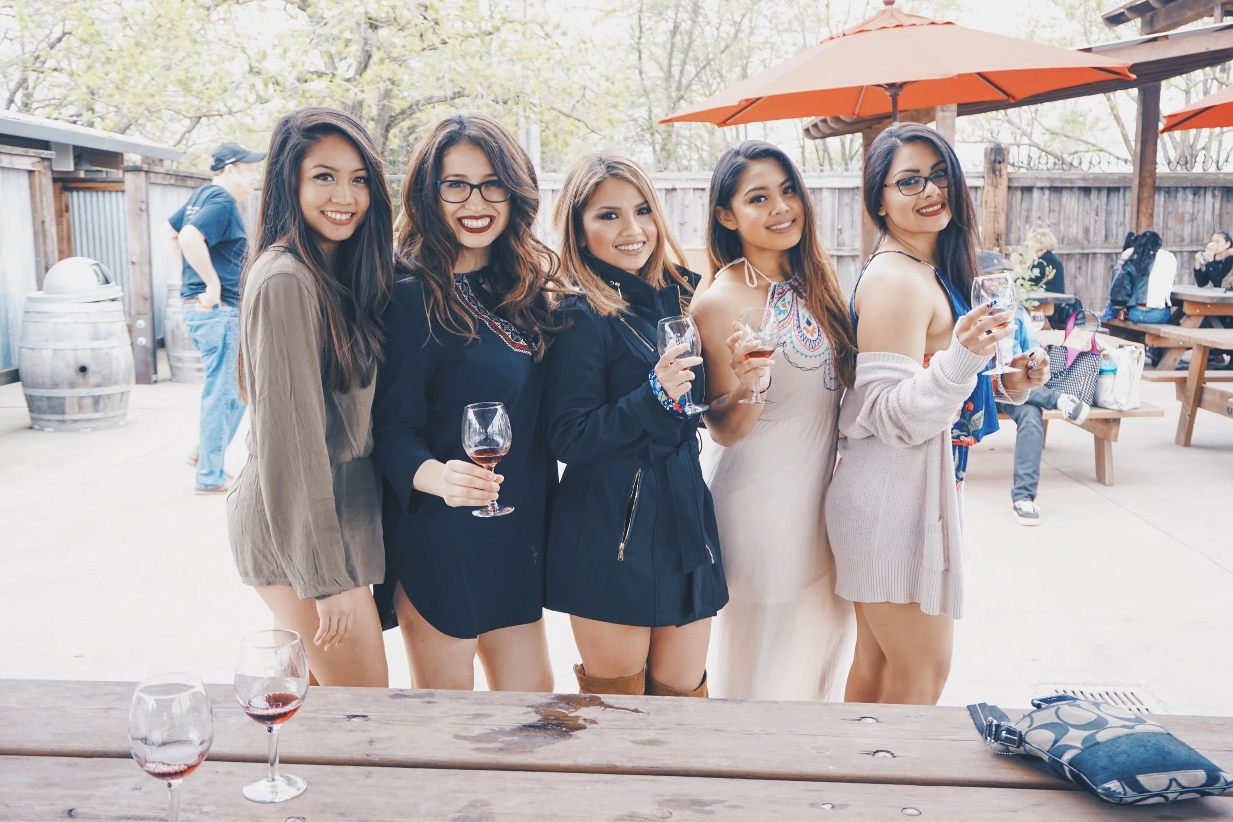 Just a few of the many beautiful ladies there to celebrate Anjuli's big day!