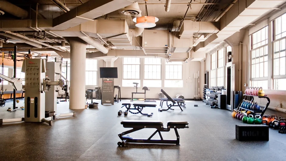 One of my favorite studios: The Strength Studio! Tons of equipment including kettlebells, and 6 platforms. YES. (pc: Studiomix)