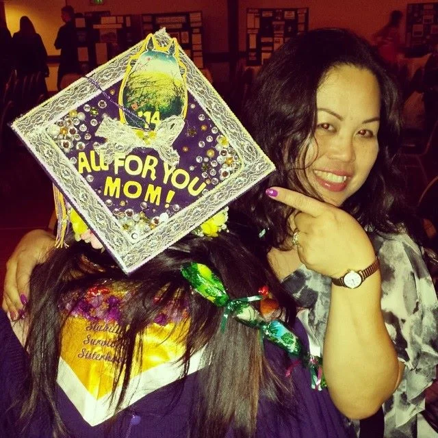 Coincidently, I chose to attend San Francisco State University, the same college she had graduated from in 1990. I am a second generation Gator Alumnae, class of 2014! Fun fact: my college ring is actually her college ring passed down to me.