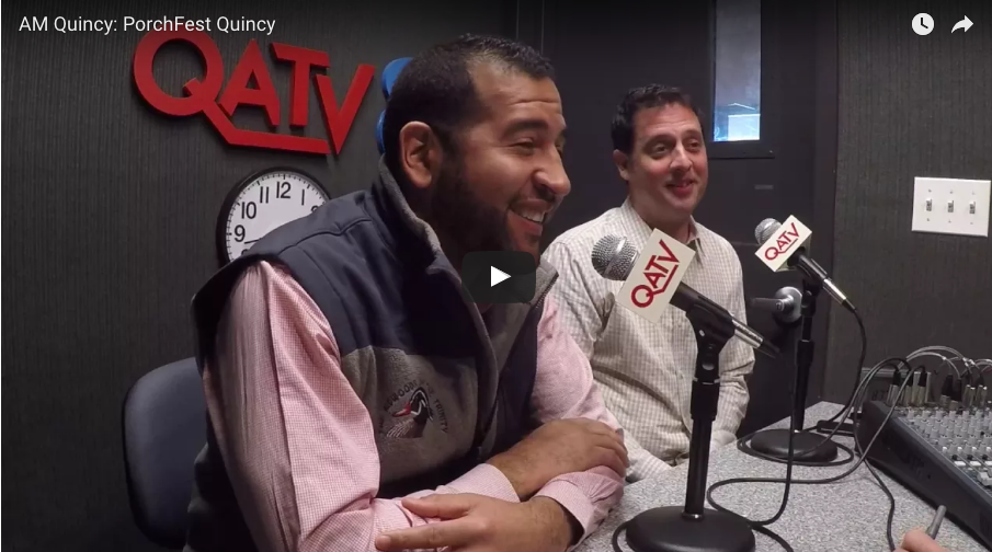 AM Quincy - Councilor Cain & Walter Hubley - PorchFest Quincy Update!