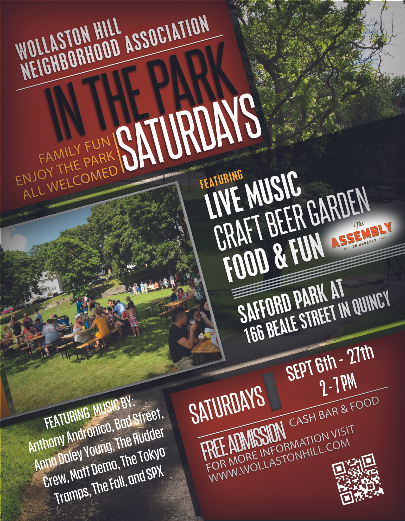 Saturdays In the Park: Anna Daley Young & The Tokyo Tramps